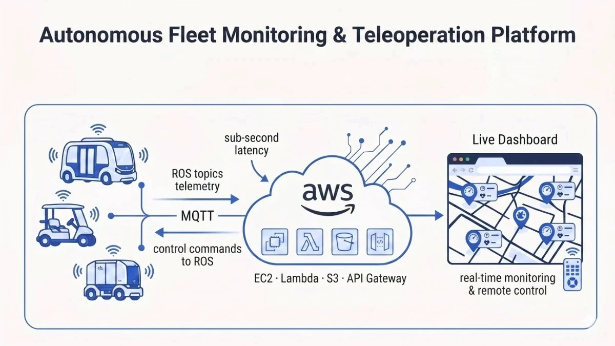 Autonomous Fleet Monitoring & Remote-Control Platform
